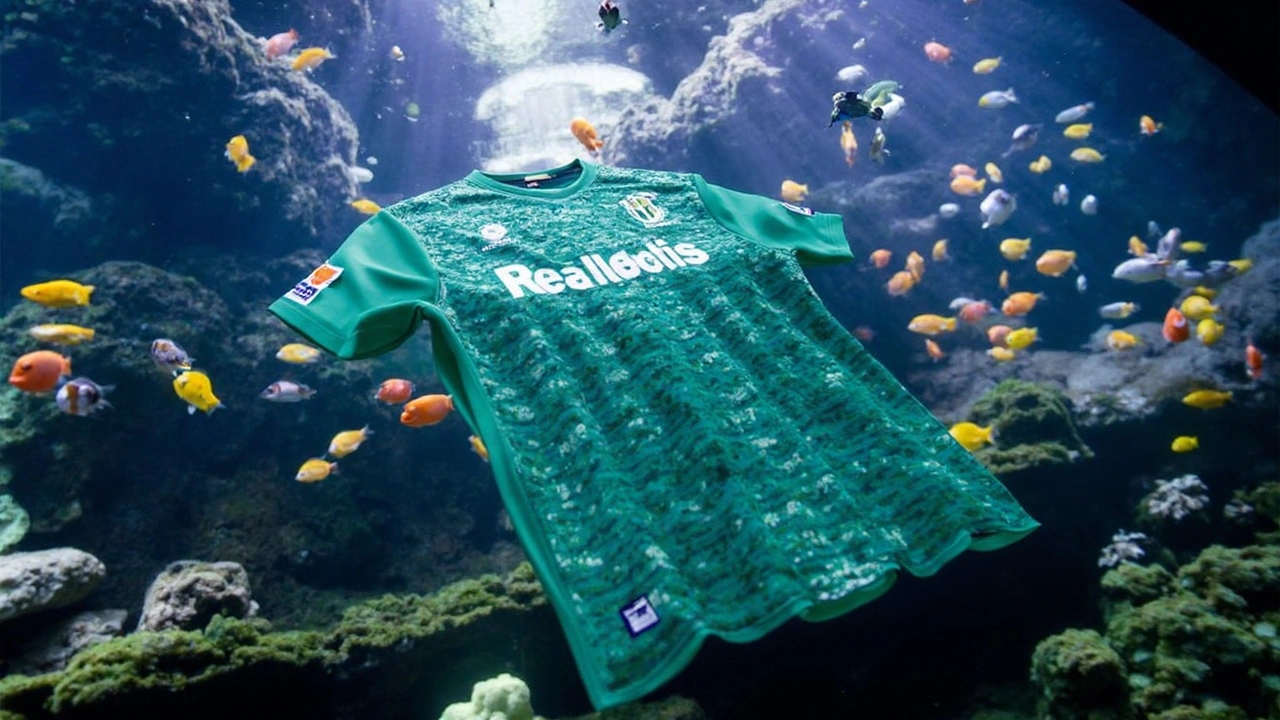 Real Betis Inova com Camisa Feita de Algas e Plástico Reciclado para Destacar Crise Ecológica